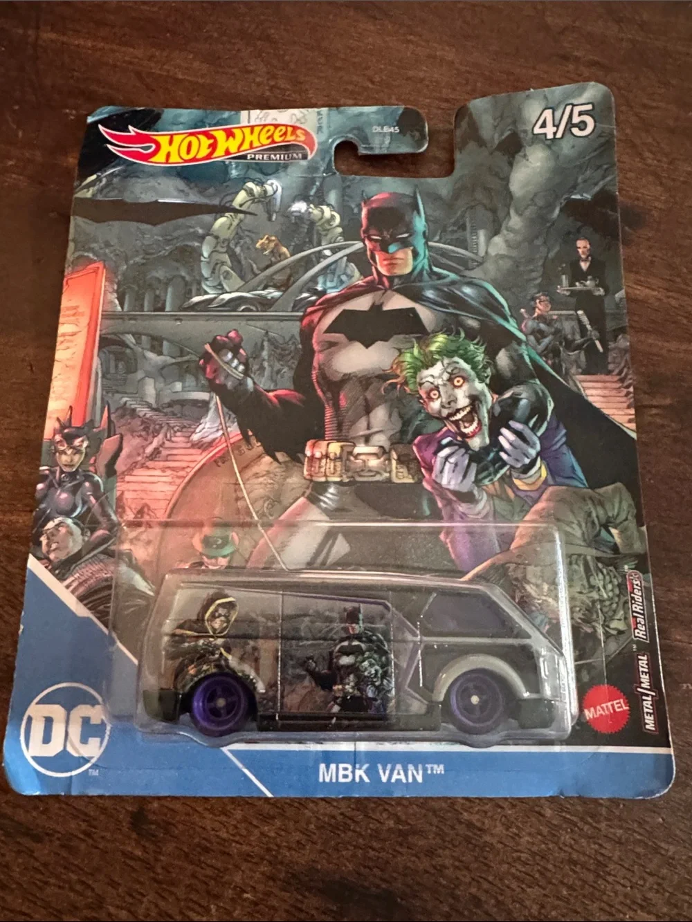 NIB Hot Wheels MBK Van - Gray with Purple Wheels